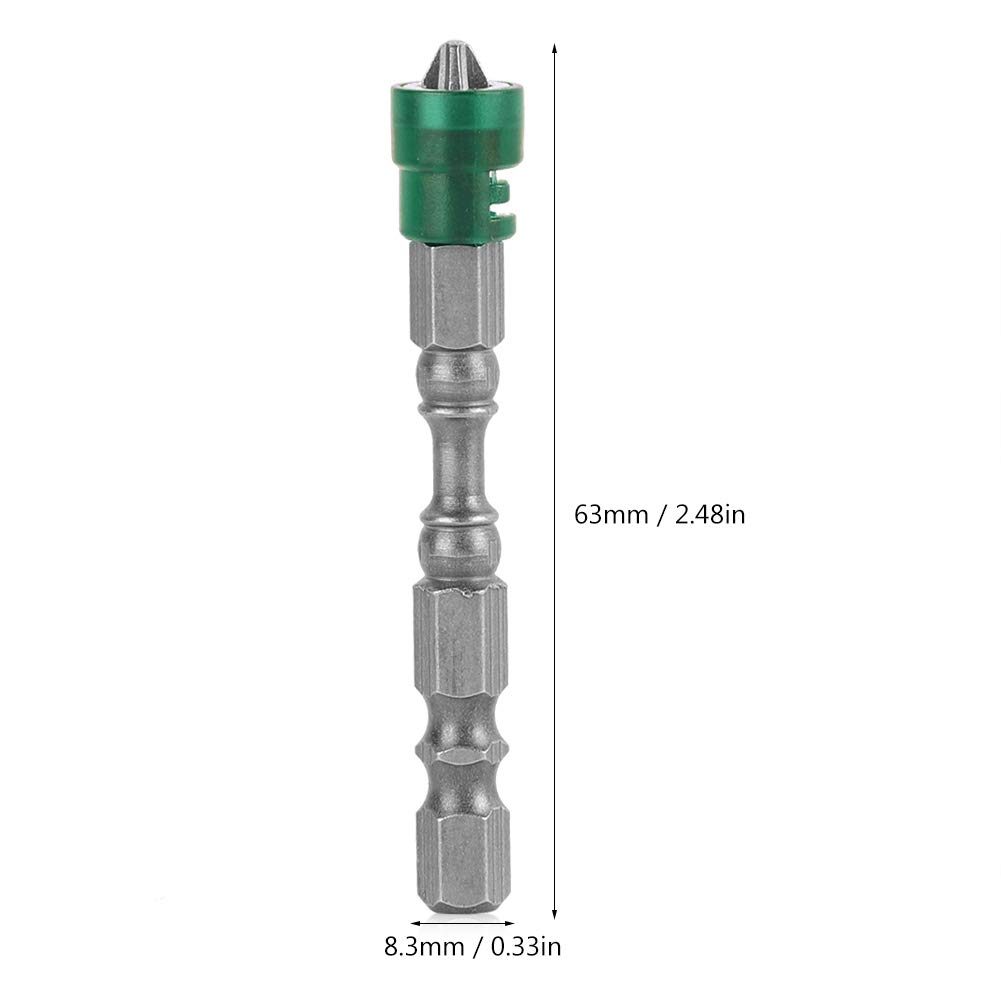 10-tlg. Schraubendreher-Bits Set PH2 – Magnetisch, 1/4 Zoll Sechskant, Für Akku-Schrauber & Bohrmaschinen