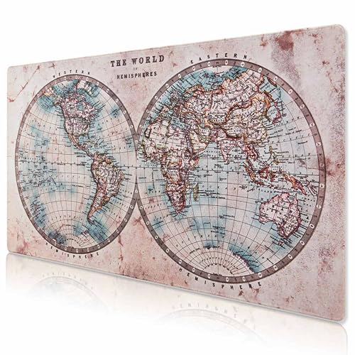 Tapis de ordinateur bureau XXL pour stabiliser clavier et souris sans glisser