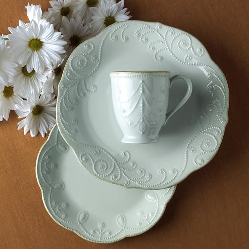 Lenox French Perle 4-Piece Place Setting, Ice Blue,12 oz - image 5
