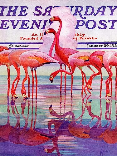 ART.COM Pink Flamingos 12x16