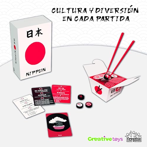 Nippon Party juego de mesa cultura japonesa y anime miniatura 7