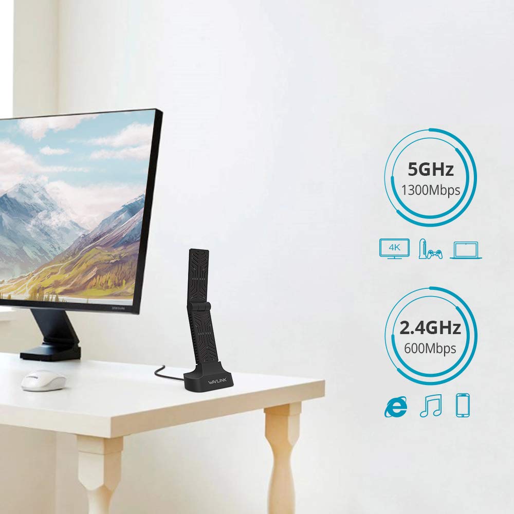WAVLINK Adaptateur WiFi USB AC1900