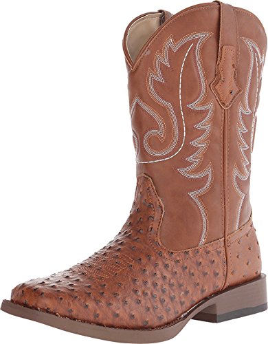 ROPER mens Basic Square Toe western boots, Tan, 8 US