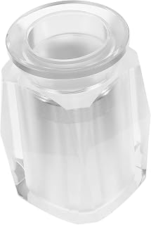 Artibetter Transparent Urn Mini Crystals Metal Candle Holder Clear Candle Holder Small Ash Bottle Crystal Cremation Urn Human Ashes Urn Small Urn for Ashes Small Urns for Ashes Pet Ash Can