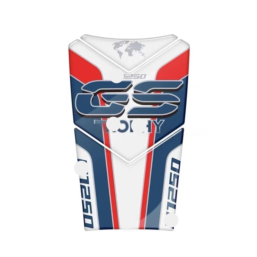 Autocollants protection réservoir moto R1250GS Trophy au design haut de gamme et finition 3D
