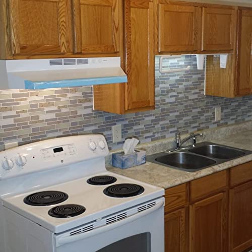 Art3D 10-Sheet Peel And Stick Backsplash For Kitchen In Jade, Stick On Tile For Bathroom, 11.8“ X 11.8" #TOP2