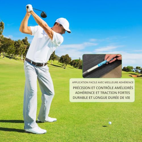 Crestgolf Ruban de poignée de golf double face 5CMx50M, pour l'installation de la poignée de clubs de golf, ruban de putter multifonctionnel pour bandes de golf, 185 clubs – vue 4