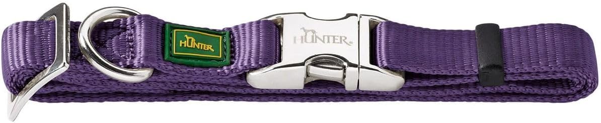 HUNTER - Collar Vario Basic Aluminium resealable L 45-65 cm Brown Neck
