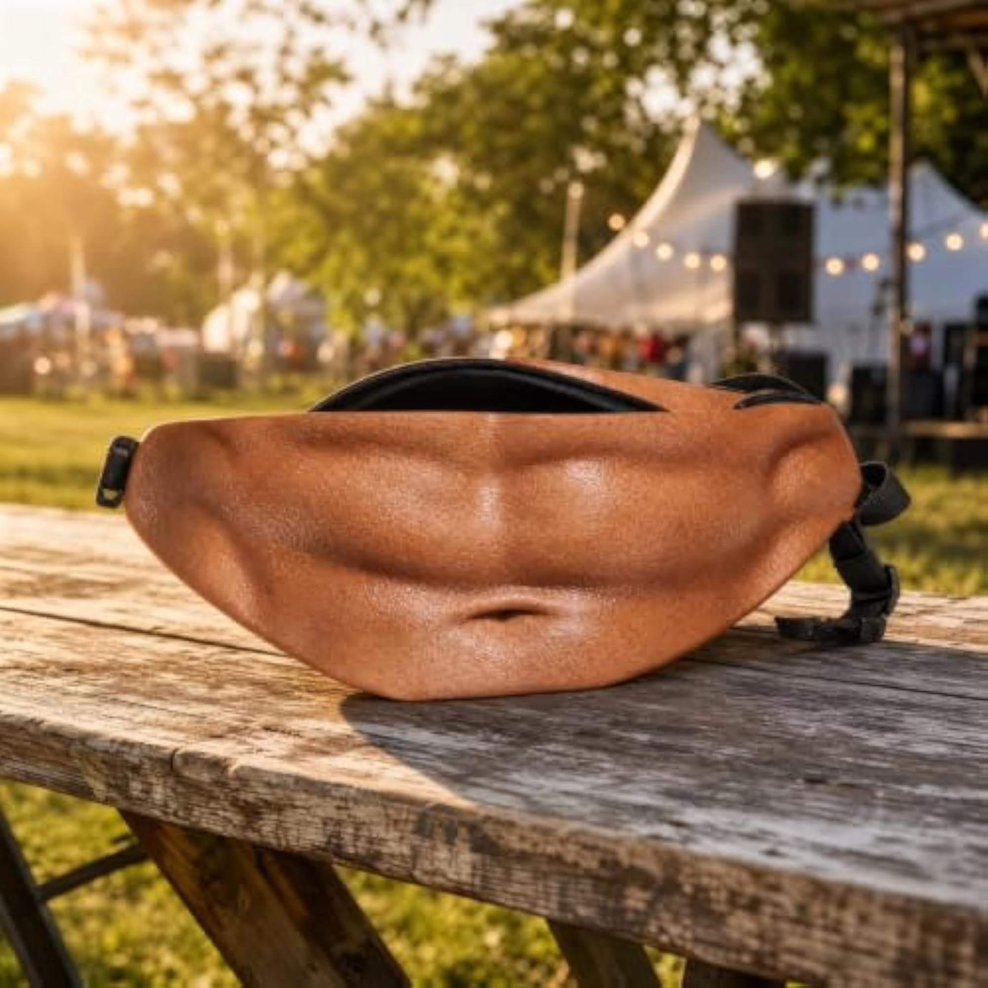 Lightweight Novelty Belly Waist Bag for Outdoor Activities