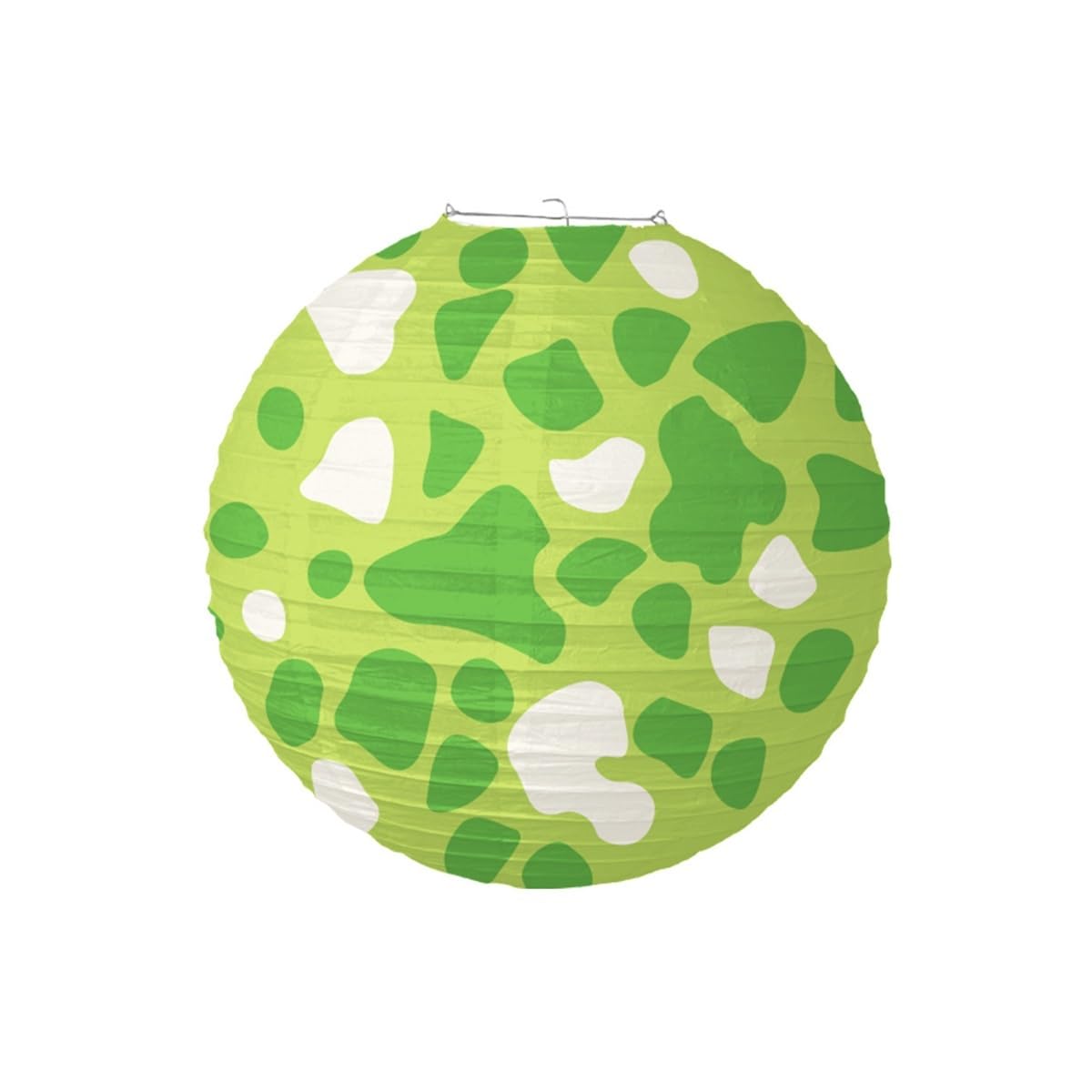 Cartoon Dinosaur Round Paper Lantern Jungle Party Happy Birthday Party Festival Hanging Lanterns(B)