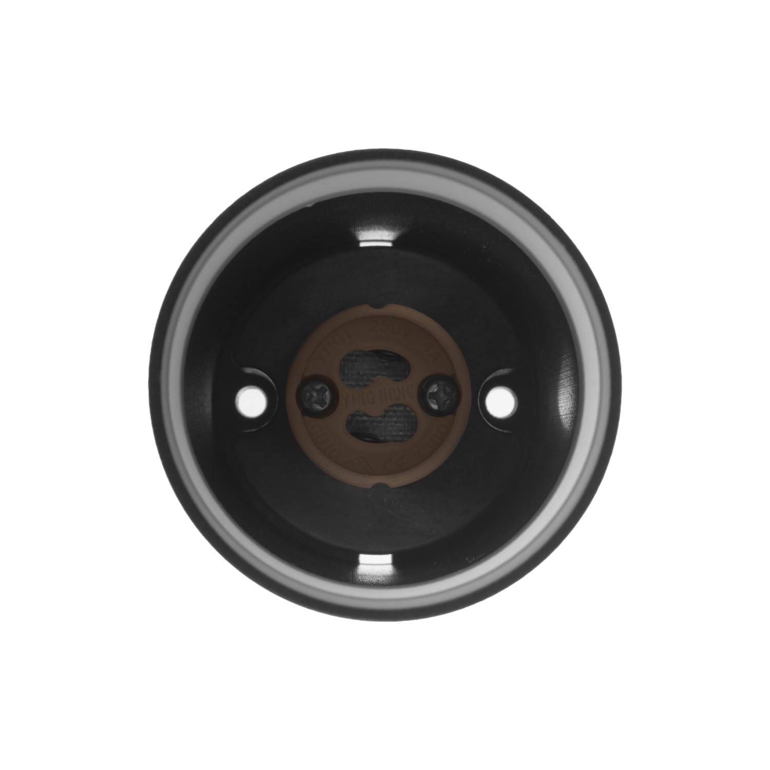 Maclean Foco de Superficie con Casquillo GU10 hasta 40W | Lámpara de Techo de Aluminio para Uso Interior | Diseño Moderno | 55x130 milímetros (Negro, 1 unidad, sin bombilla incl.)