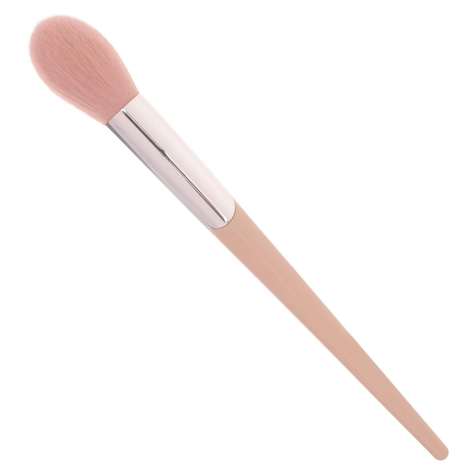 PartyKindom Blush Brush for Cheeks Large Makeup Brush for Loose and Pressed Powder Professional Beauty Tool for Women