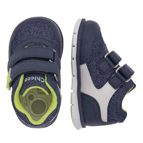 Espadrilles Chicco garçon bleu chausson nourrisson à scratch premier âge - 2