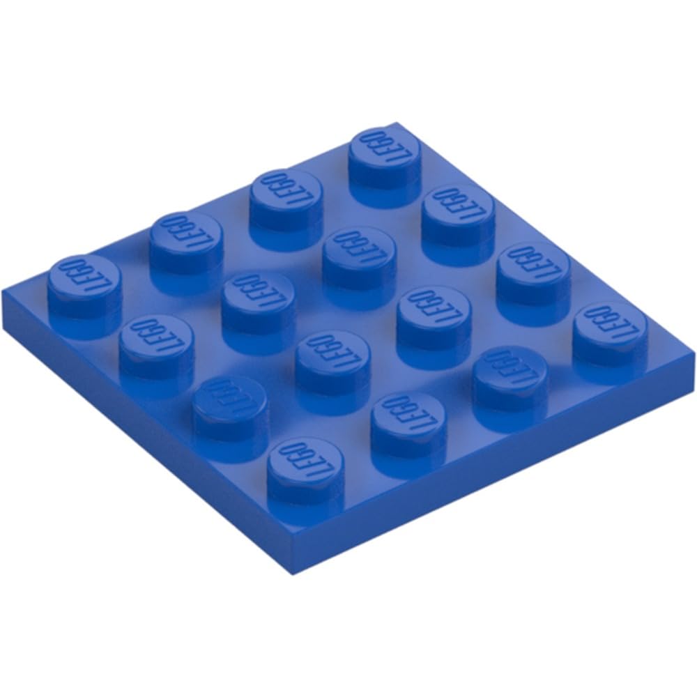 LEGO Plate 4 x 4, Part 3031, Multiple Colours Available (Blue, 2, count)