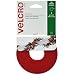 VELCRO Brand - Holiday Garland Ties - 30' x 1/2" Roll - Red