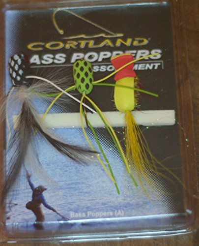 Cortland Bass Poppers Assortment, 3pk