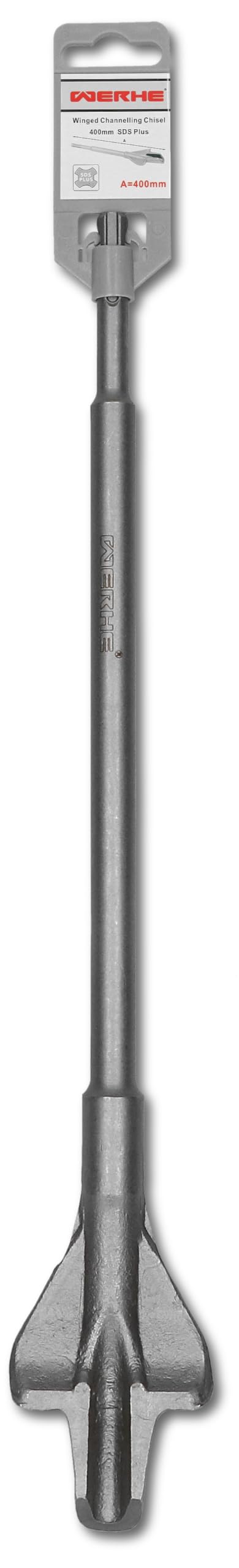 WERHE® Gouges SDS PLUS 60 x 400 mm - Gouges pour marteau perforateur - Gouge pour le battage dans la brique et le béton
