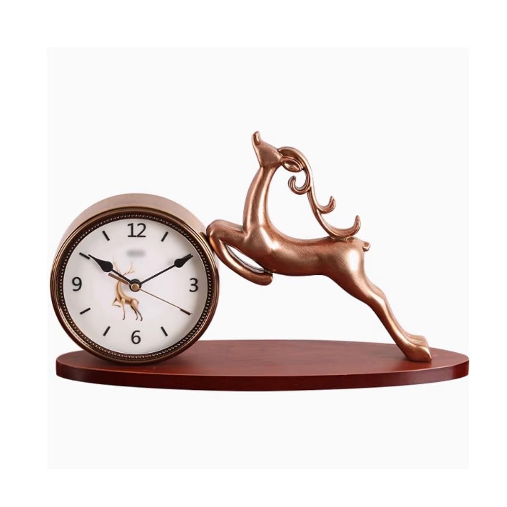 Reloj de mesa de madera vintage ideal como regalo de inauguracion de una casa