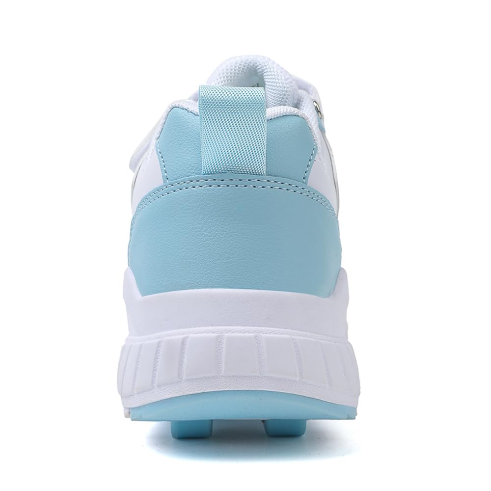 Mateju Rollschuhe 2-in-1 Kinder Turnschuhe mit Rollen Versenkbarer Outdoor