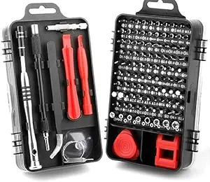 Farraige Latest PC Repair Screwdriver Set, 110 in 1 Professional Precision Screwdriver set, Multi-function Magnetic Repair Computer Tool Kit Compatible with Mobiles/Tablets/Glasses/Laptop/PC etc