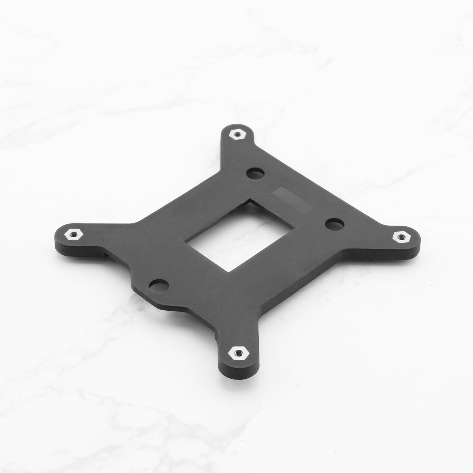 2 Pezzi Di Piastra Posteriore In Plastica Per CPU Intel LGA 1150 1151 1155 1156, Staffa Di Supporto Per Dissipatore, Viti Integrate, 75 X 75 Mm