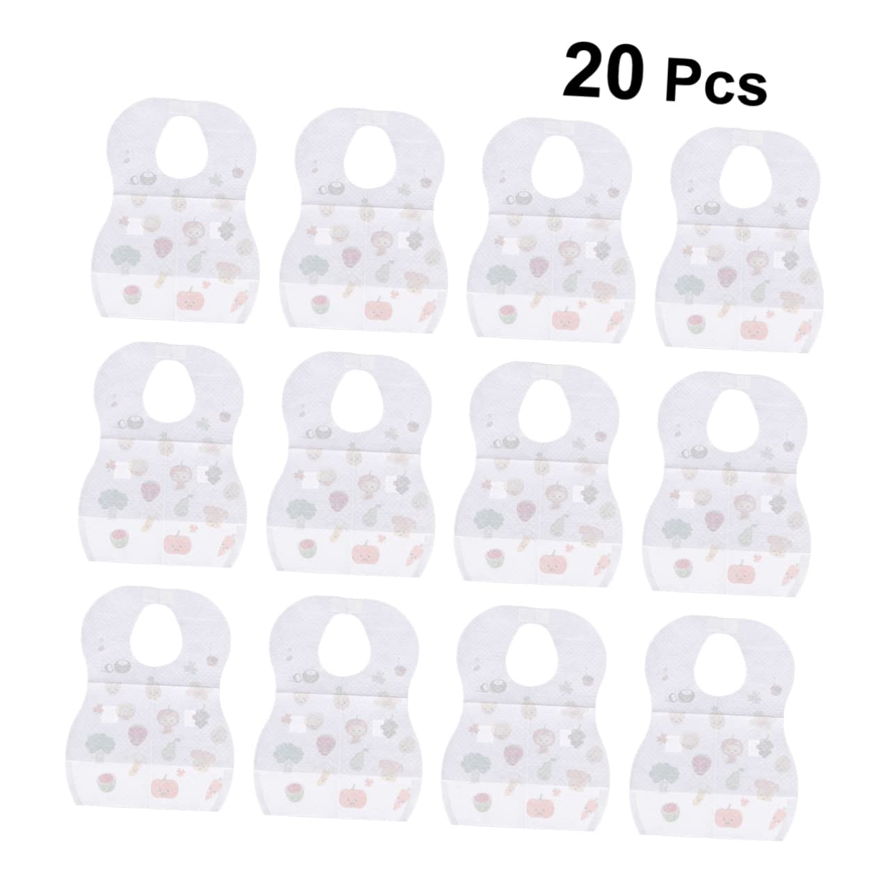 Toyvian 40 Pièces Pochette À Bavoirs Pochette À Bavoir Pour Enfants En Bas Âge r Rotatif Serviette Pour Enfants Serviettes Pour r Bébé Gant De Toilette Jetable r À