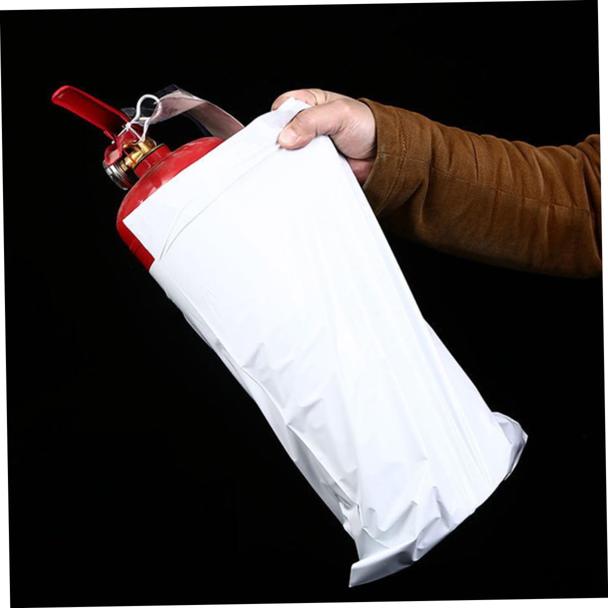 100 pièces Sacs Expédition Plastique Blanc Épais Auto-adhésifs Étanches et Résistants pour Colis Postaux et Logistique