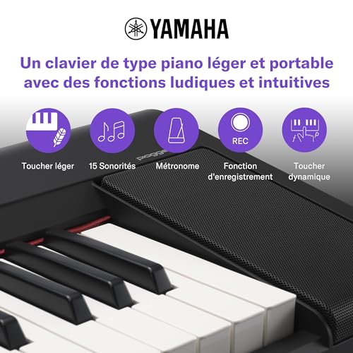 Yamaha Piaggero NP-15 Clavier numérique avec 61 touches et 15 voix instrumentales, léger et portable - Les Beatles, Paul McCartney, John Lennon, RIngo Starr, George Harrison Yamaha Piaggero NP-15 Clavier numérique avec 61 touches et 15 voix instrumentales, léger et portable – Image 3