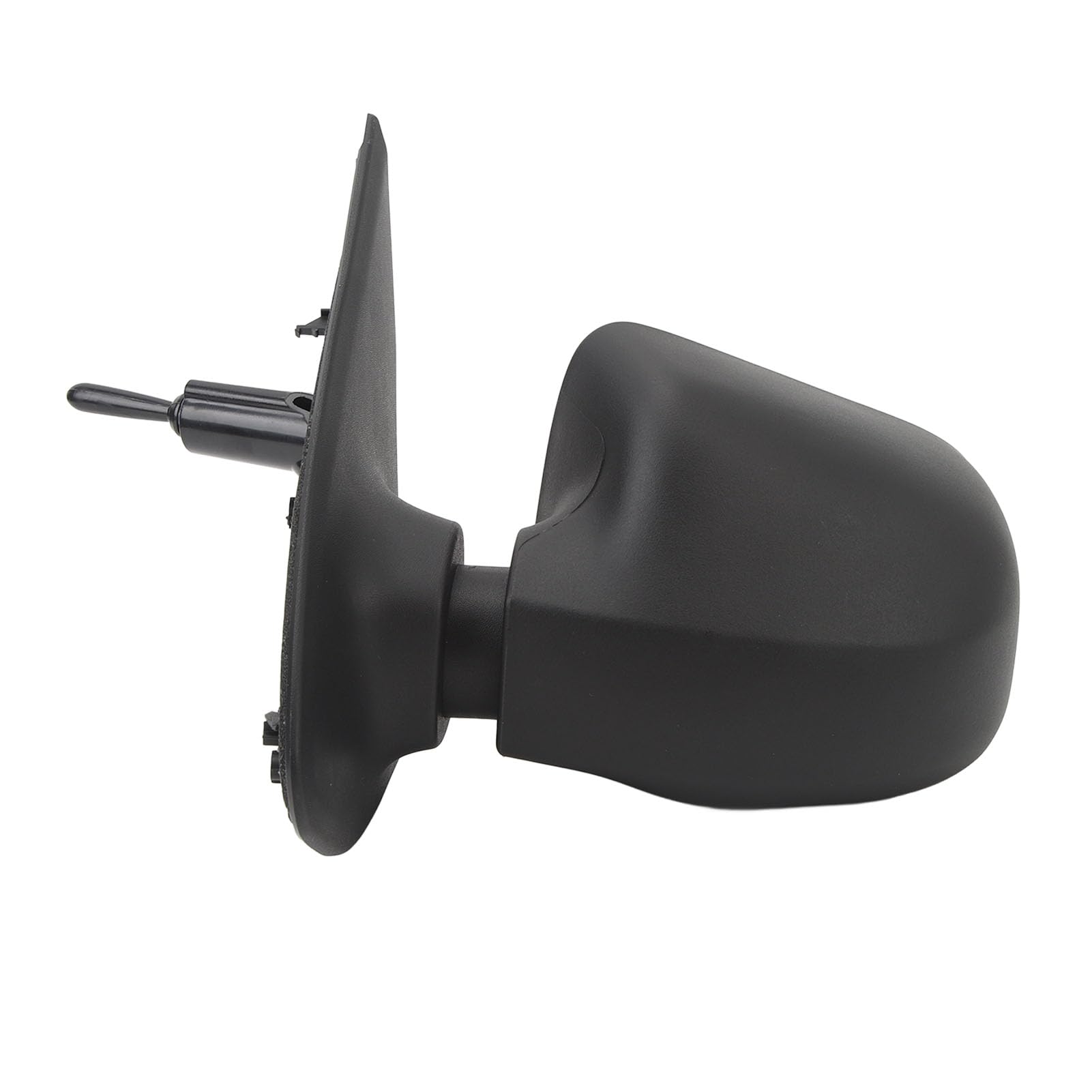 Specchietto Retrovisore Sinistro (Lato Guida) per Dacia Sandero & Stepway MK2 2013-2016, Ripiegabile Manuale, Completo, Sostituisce OE 963018898R, Nero