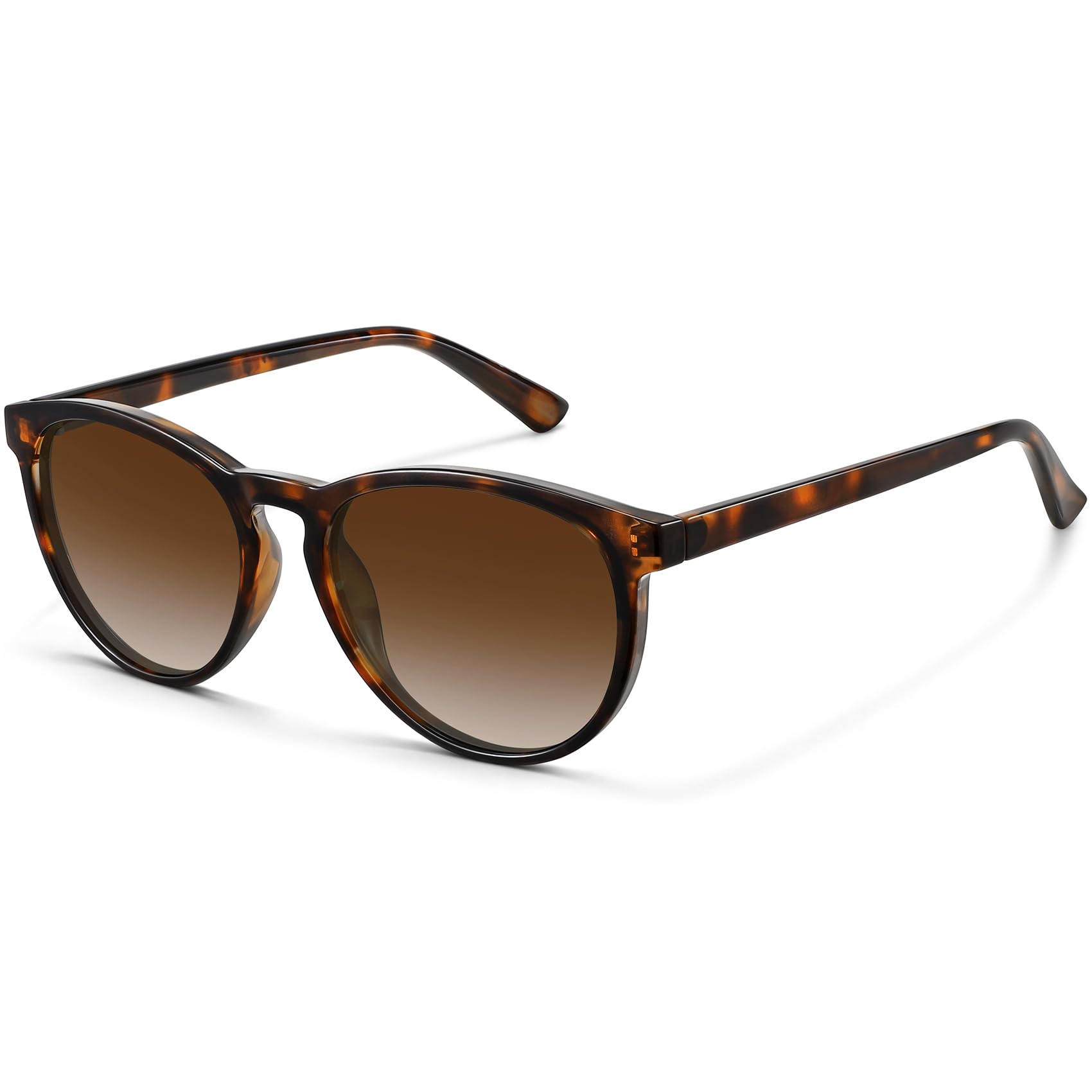 Classic Round Polarized Sunglasses for Women Retro Shades Trendy Vintage Sun Glasses FZN825