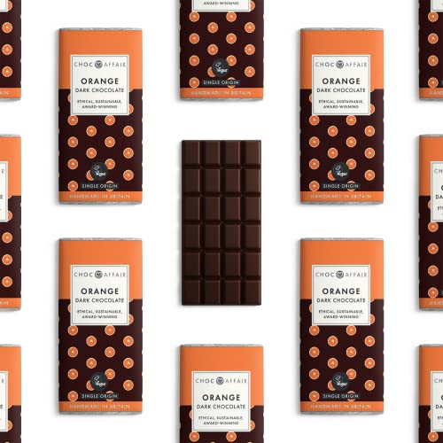 Choc Affair Oranje Infused Donkere Chocolade Bar 90g Vrij Rekupereerbare Verpakking - Image 3