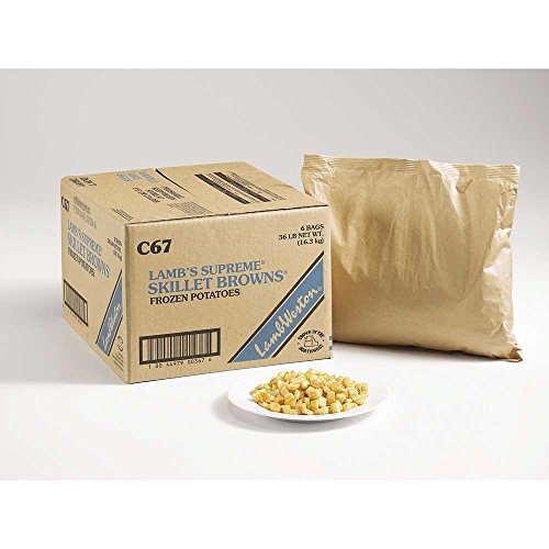 Lamb Weston Supreme Skillet Hash Browns and Formed Diced Potato, 6 Pound -- 6 per case.