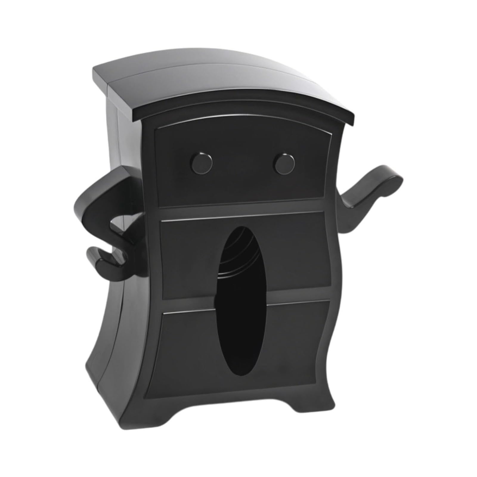 Tissue Dispenser Box Tissue Box Cover Accessories Portable Creative Facial Organizer Toilet Paper Case Apartment Must Haves(Black)