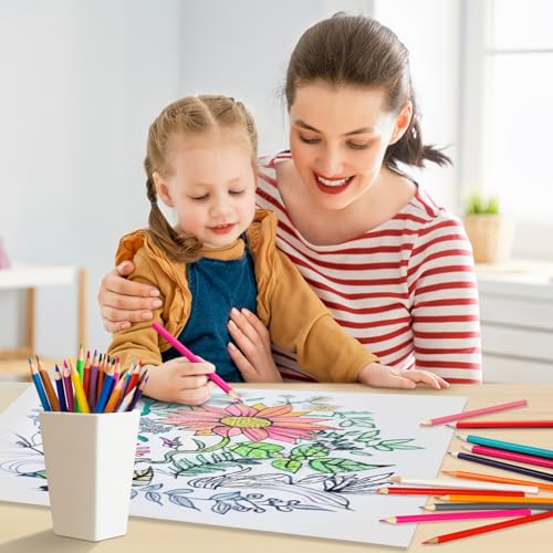 V-Opitos 48 Pack Colored Pencils Set - Pre-sharpened Art Supplies