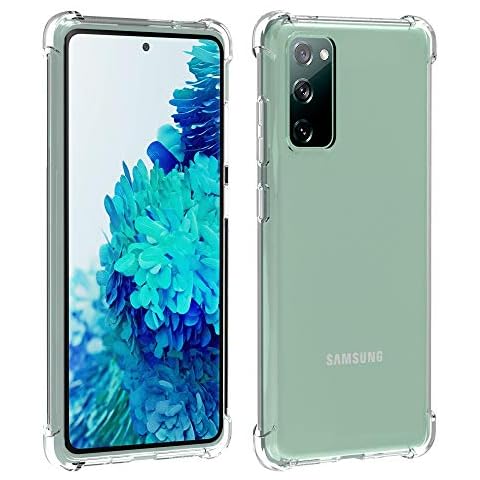 Migeec For Samsung Galaxy S20 FE 5G Case - Crystal Clear Hybrid Material Covers Air Cushion Gel Bumper Technology Full Protection Phone cases for Samsung Galaxy S20 FE 5G Cover