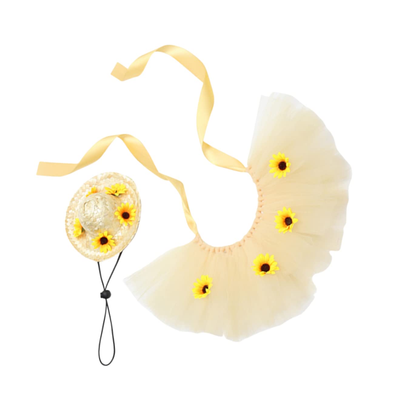 Vêtements chien chat avec couronne et jupe en maille FOMIYES pour fête sans stress