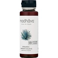Vista 5 de Madhava Ámbar orgánico agave azul crudo - 11.75 oz