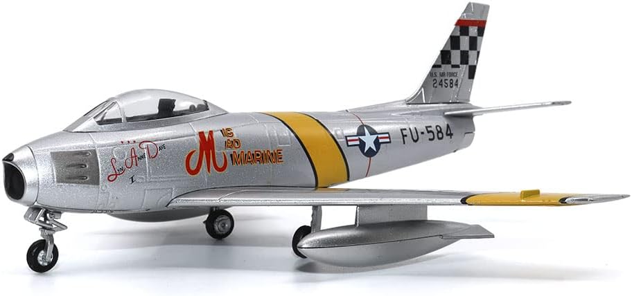 Motor city classics 1:72 Scale Military Diecast Collectible | North American F-86F Sabre | Militaria Diecast Model 27292-49