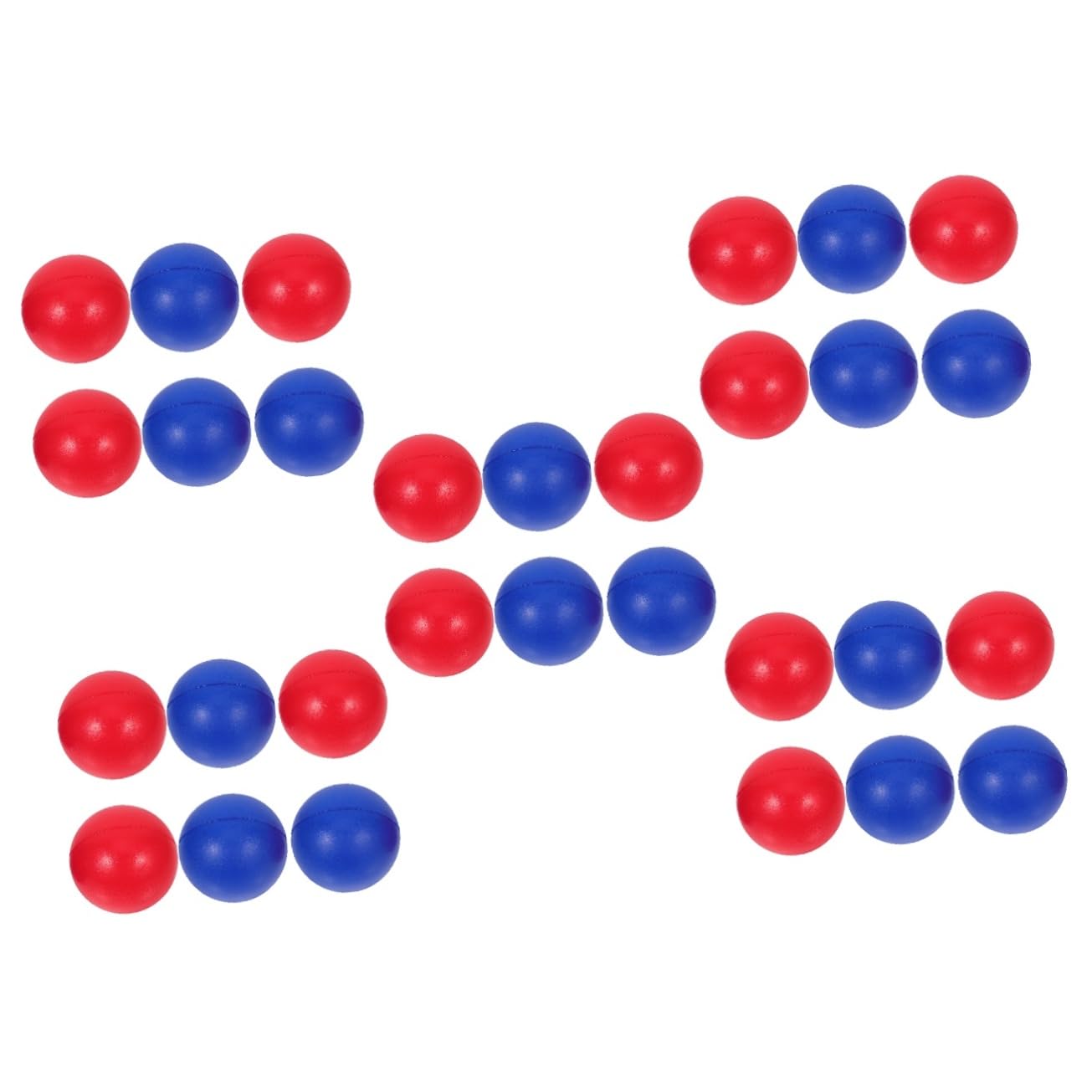 Toddmomy 5sets 6pcs Colored Beach Balls Fun Pu Playing Ball for Outdoor Activities for Beginners Impact Resistant for Beach Games and Family Fun 6pcs*5