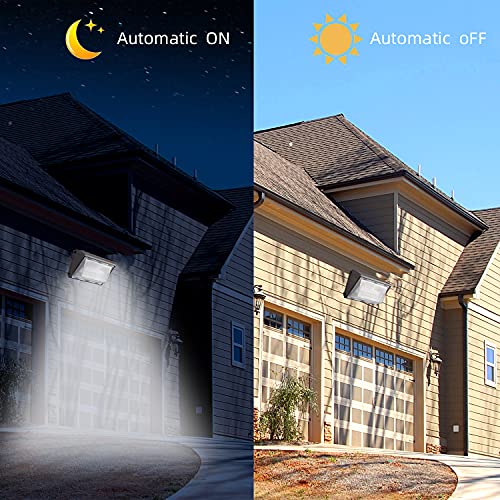 Dusk to Dawn 150W LED Wall Pack Light, 21000LM 800-1000W HPS/HID Equivalent, 5000K Daylight Commercial Outdoor Security Lighting with Photocell Sensor, ETL for Parking Garages,Warehouse,Entrance by WHLED - Used condition - Image 3