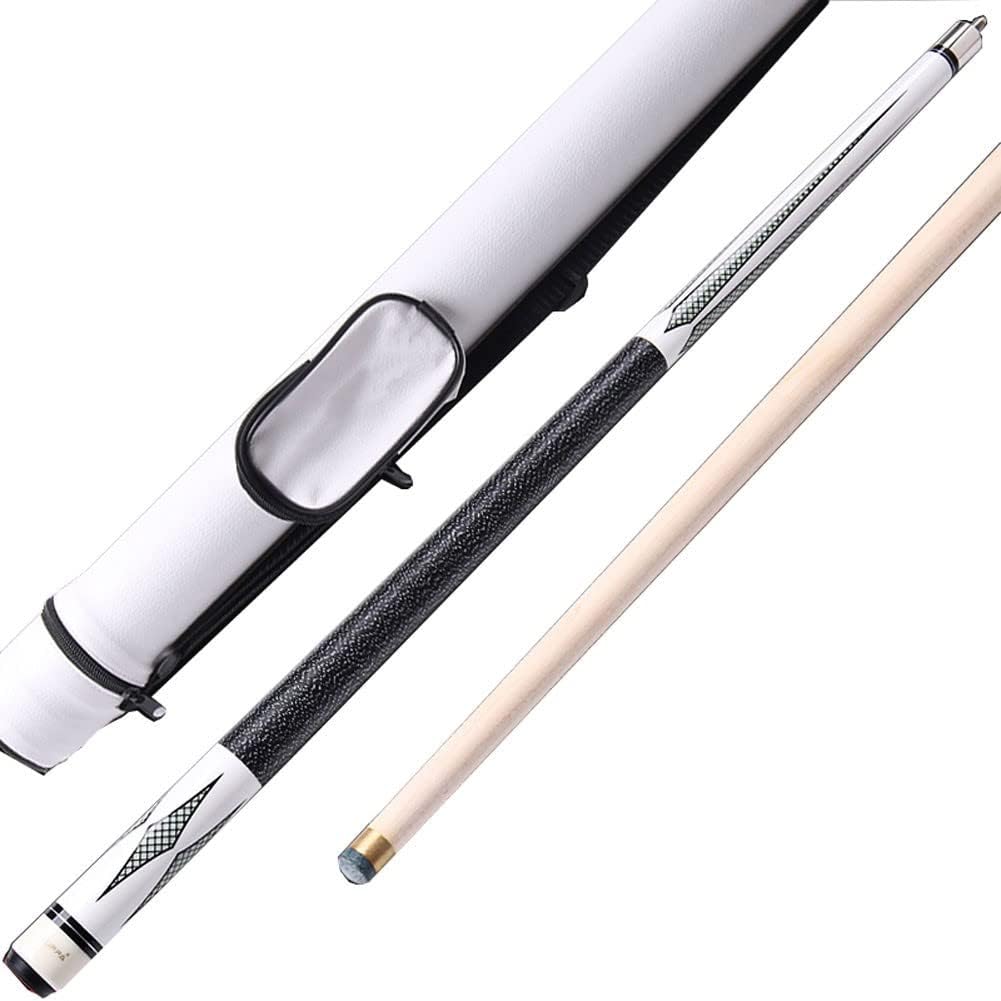 Pool Cue Billiard Cue 57 Inch 10.5Mm Tip 18-20 Oz 1/2 Maple Pool Cue Stick Kit, Leather Tip for Beginners sxysdkjco 230923