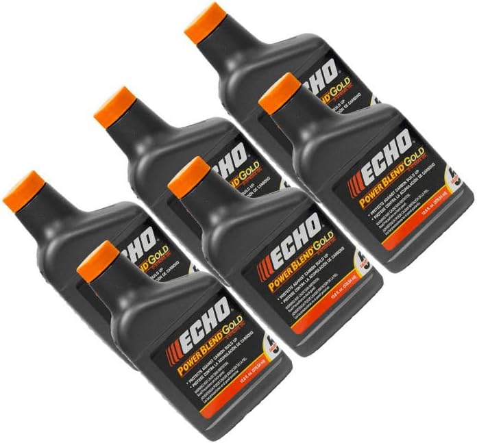 6 Pack Echo Oil 12.8 oz Bottles 2 Cycle Mix for 5 Gallon - Power Blend 6450005 M345