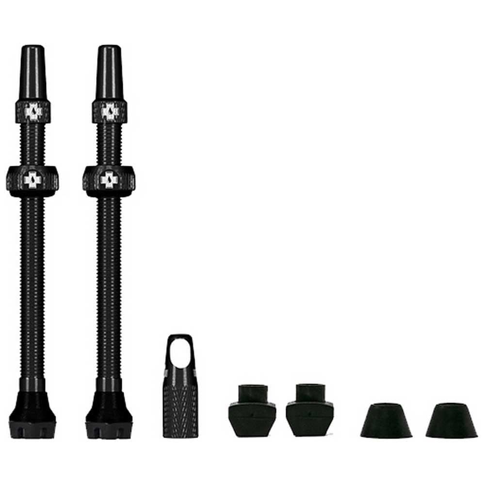 MUC OFF accessorio valvola tubeless 80mm 1 Coppia Nero