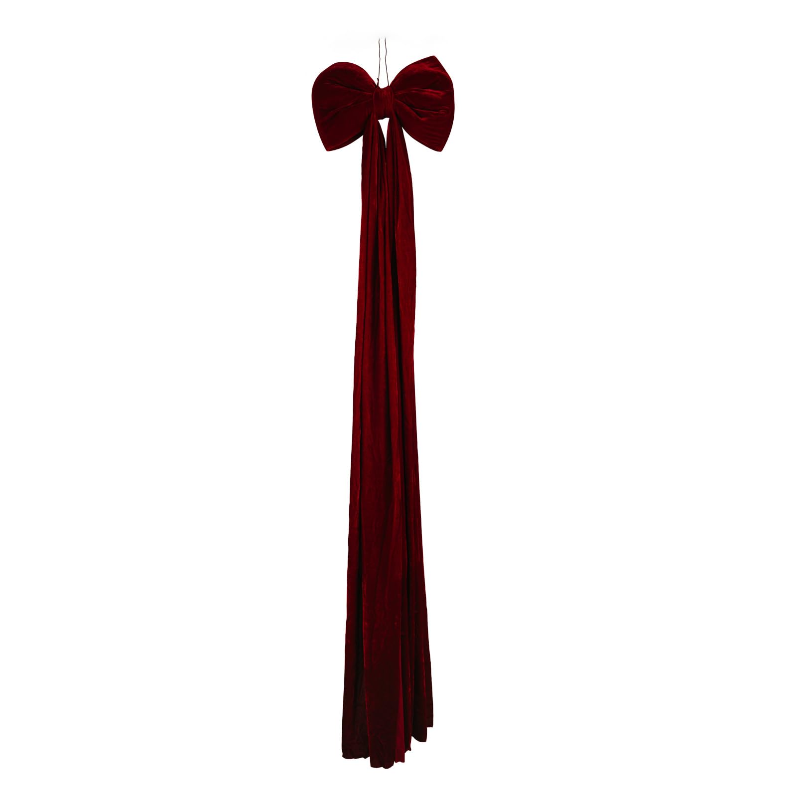 80 cm GroßE Rote Schleife, Extra GroßE Weihnachtsbaumspitze Aus Samt, Samtschleife FüR Weihnachtsbaum, Weihnachtsdekoration FüR Zuhause, Hochzeit, Party Dekoration (220cm)