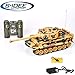s-idee® 22003 Battle Carro armato 99808 KingTiger 1:28 con sistema di combattimento a infrarossi integrato 2.4 Ghz RC R/C