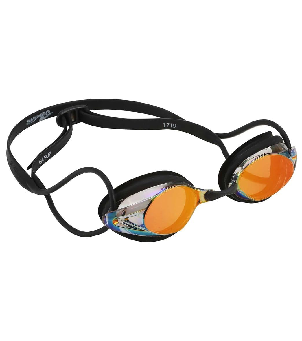 U.S. Divers Unisex Express Mirrored Goggle Gold