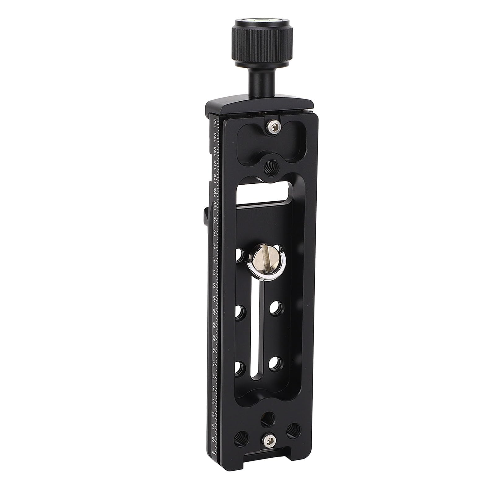 Camera Rail Nodal Slide Clamp con Nivel de Burbuja Incorporado para Accesorios de Fotografía de Cabeza de Bola ARCA