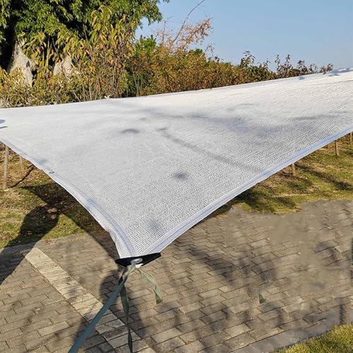 Tela de sombra para patio e invernadero transpirable blanca de 2x3m 3