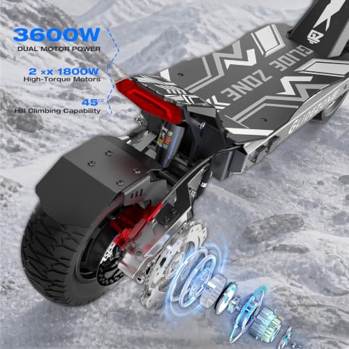 Image of Electric Scooter for Adults, Max 45-56MPH & 50-75Mile Range