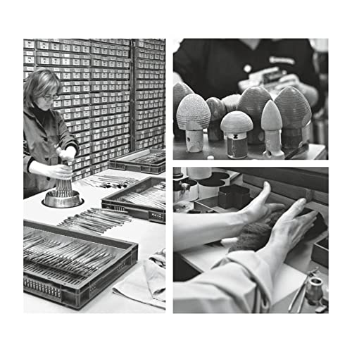 Escoda Aquario Series 1125 Artist Watercolor & Acrylic Short Handle Paint Brush, Petit Gris Natural Squirrel Hair, Round, Size 2/0 #TOP5